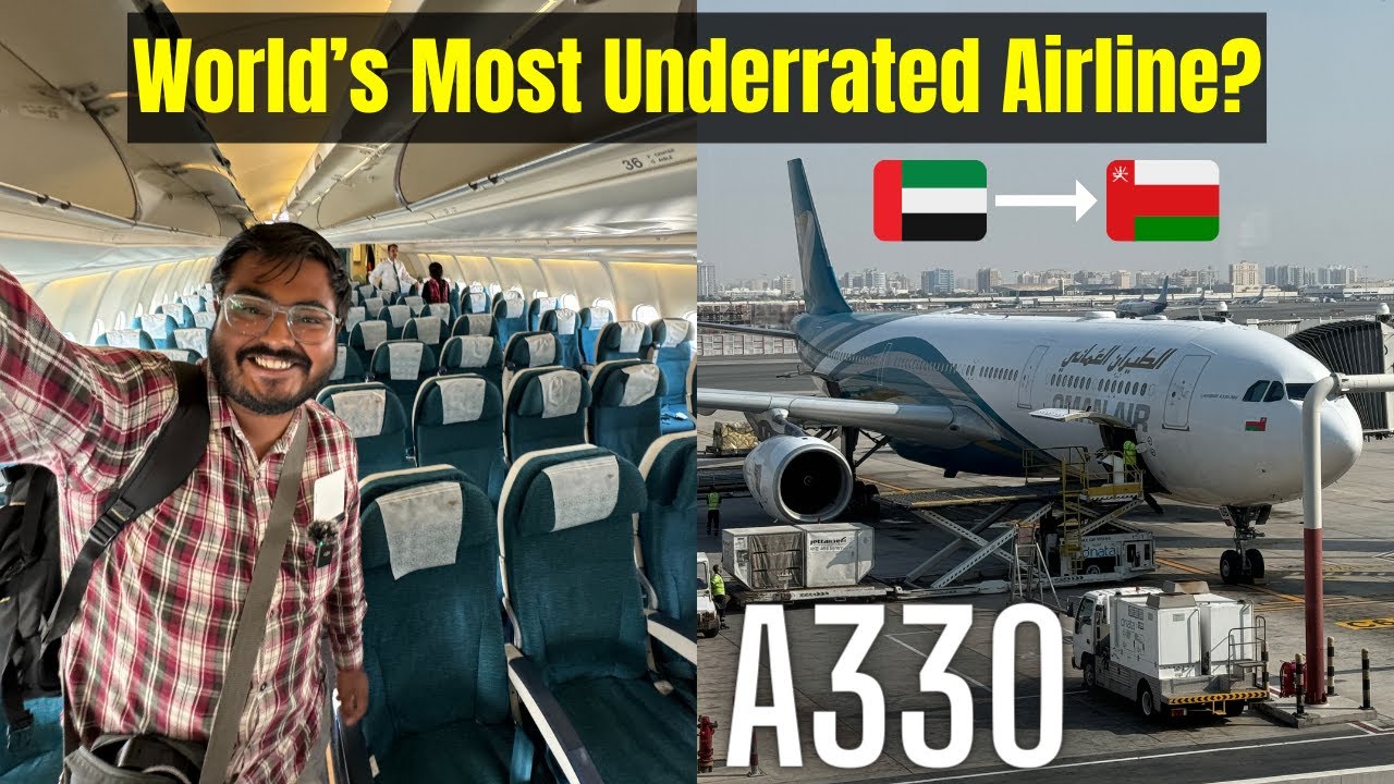 DUBAI to MUSCAT in OMAN Air A330 | Better than EMIRATES?? | Muscat City Tour #oman #muscat