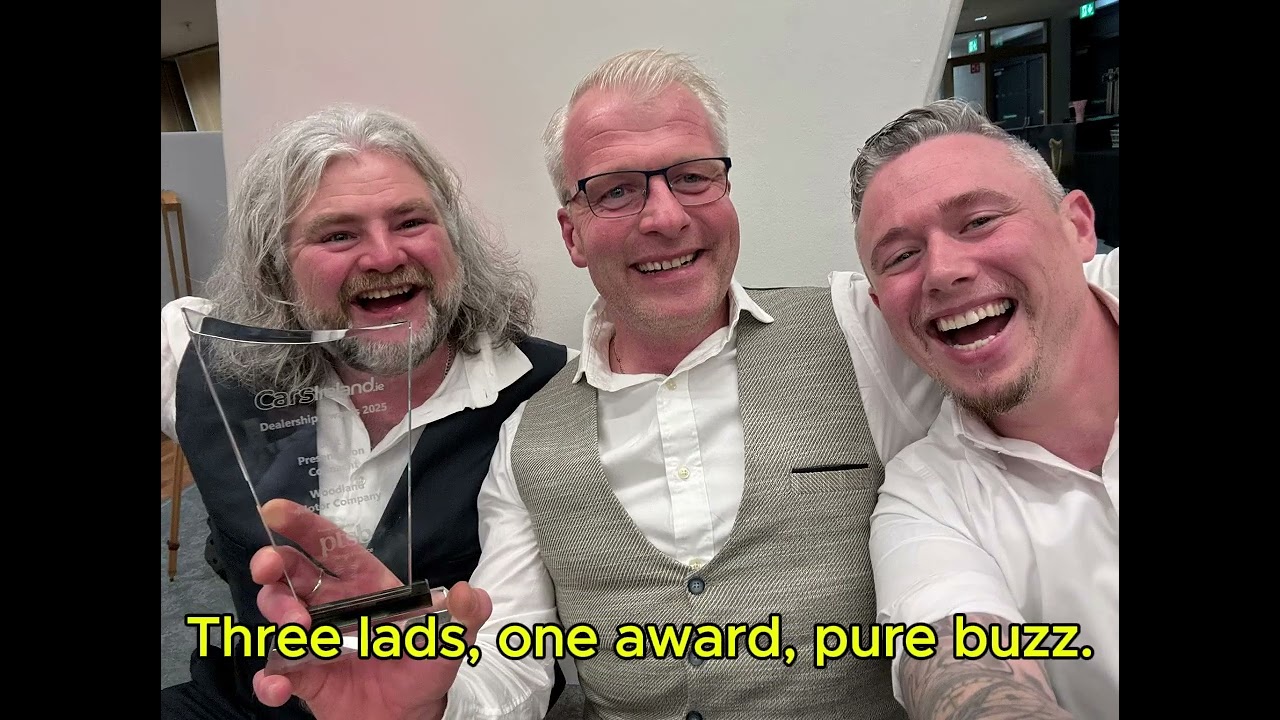 Massive shoutout to @carsirelanddotie and @ptsbireland for sponsoring the award. #WoodlandMotorCo
