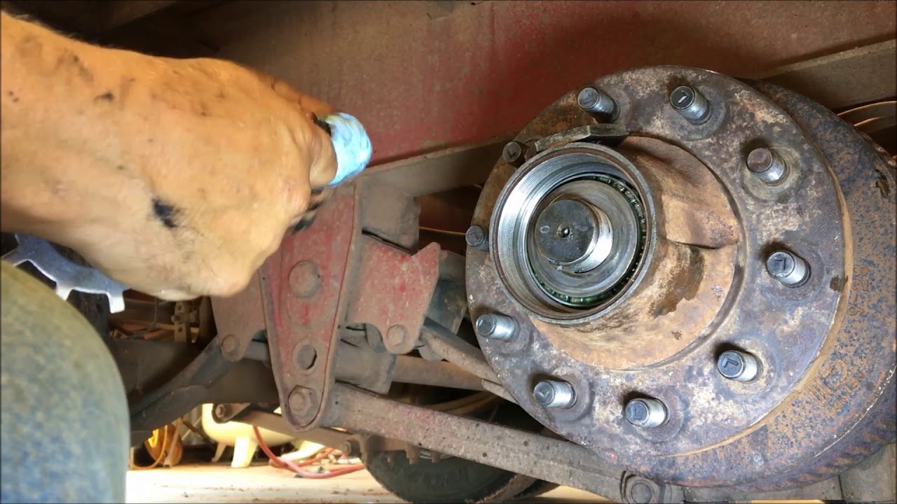 Dexter wheel seal change