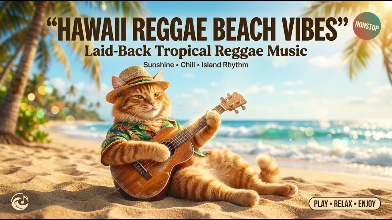 Hawaii Reggae Beach Vibes 🌞🌴 | Laid-Back Tropical Reggae Music (Nonstop)