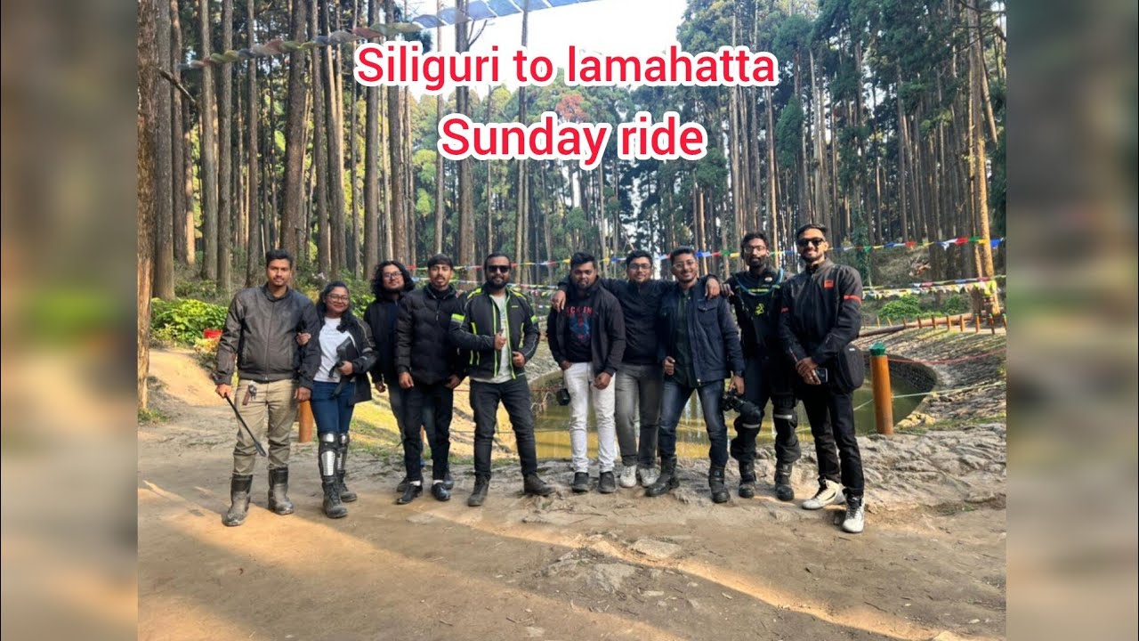 Our Sunday ride.... Siliguri to lamahatta eco park then back to siliguri via Kurseong