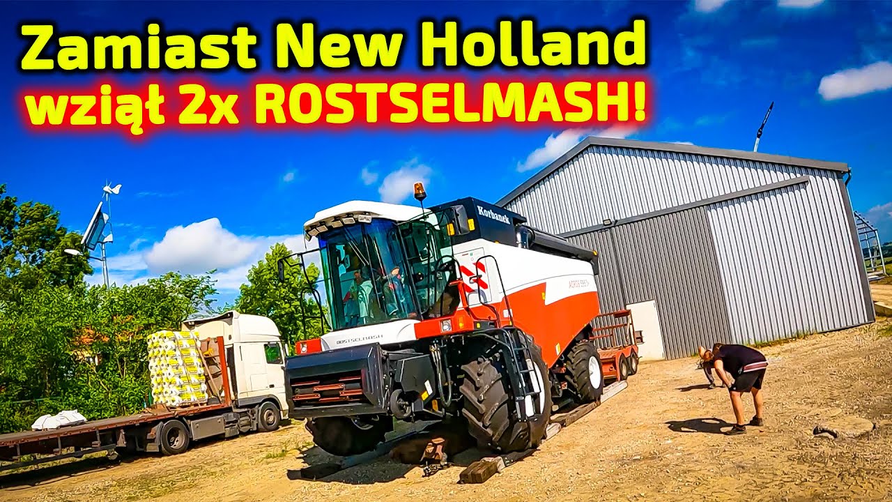 Вместо New Holland Питер привез 👉 2 шт. Ростсельмаш Акрос 595+