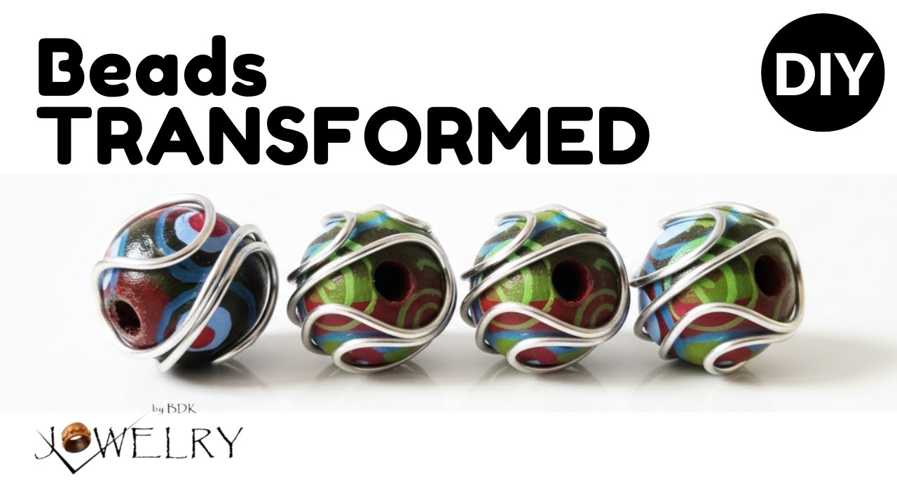 Wire Wrap These Hand‑Painted Beads - Stunning DIY Jewelry