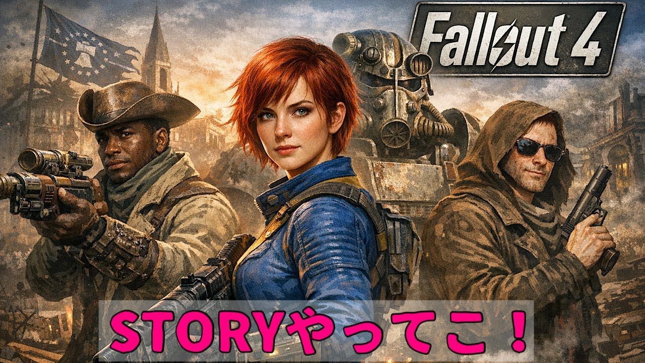 ストーリーを進めたい【fallout4】【無知識、不器用、初めてなのでそれが大丈夫な方のみご視聴ください】