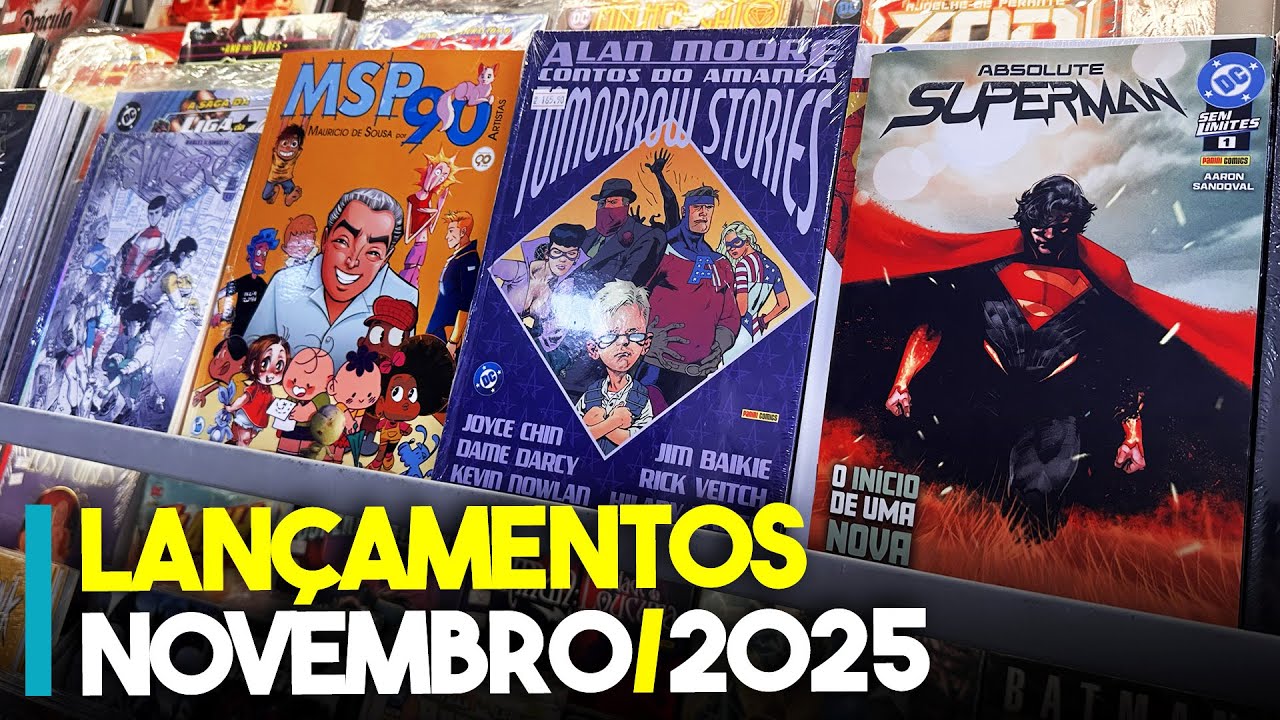 QUADRINHOS DE NOVEMBRO DE 2025 | Chegou na Comic Shop