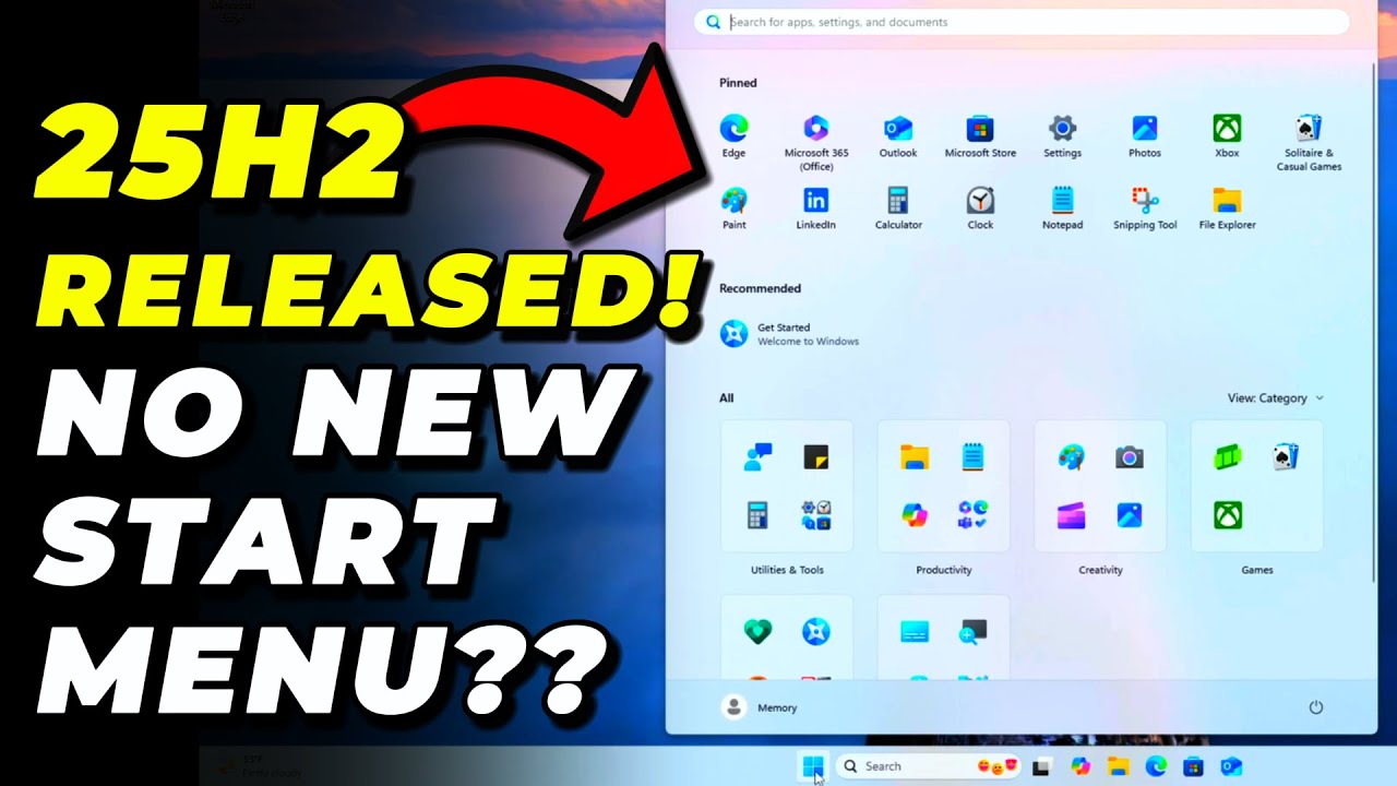 ОФИЦИАЛЬНАЯ загрузка образа Windows 11 25H2 ISO + Как включить новое меню «Пуск»!