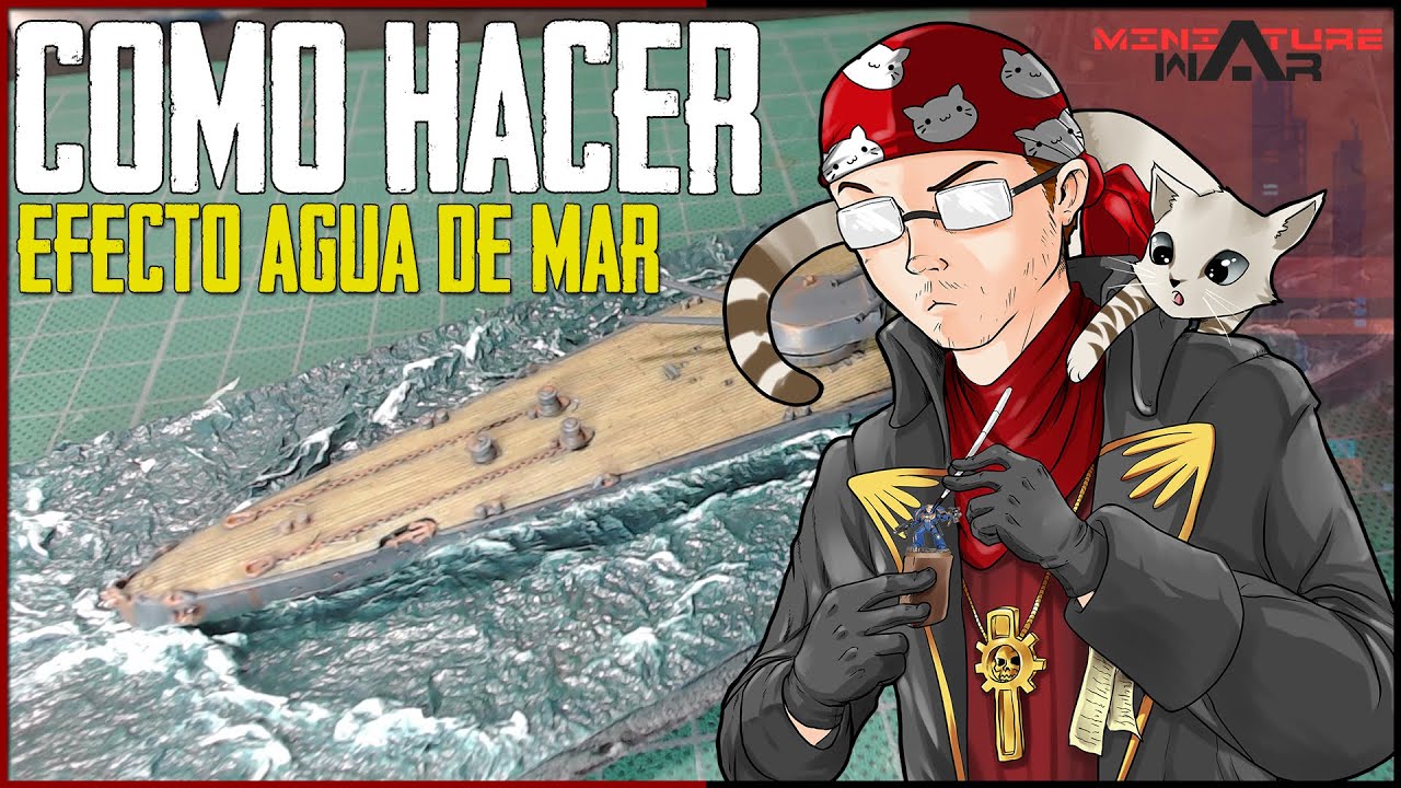 Como hacer efecto de agua de mar realista y económica 🌊