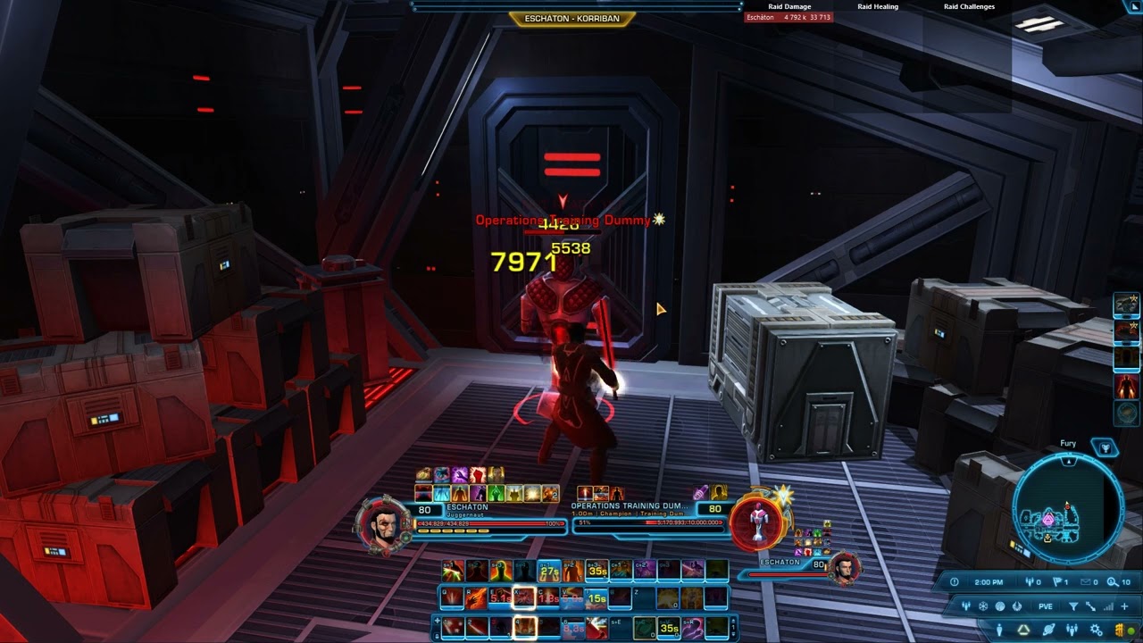 SWTOR 7.5 | Rage Juggernaut куклопарс (34290 DPS) ("Domination" ротация)