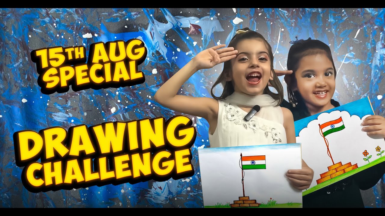 independence day drawing challenge || Pavani Kataria