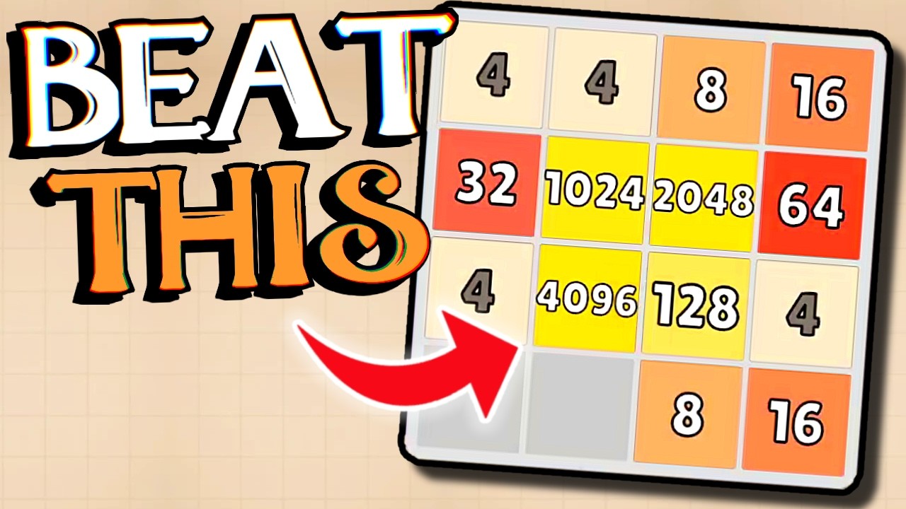 So someone made 2048 into a roguelike and it's FREE. | Tile Tactics