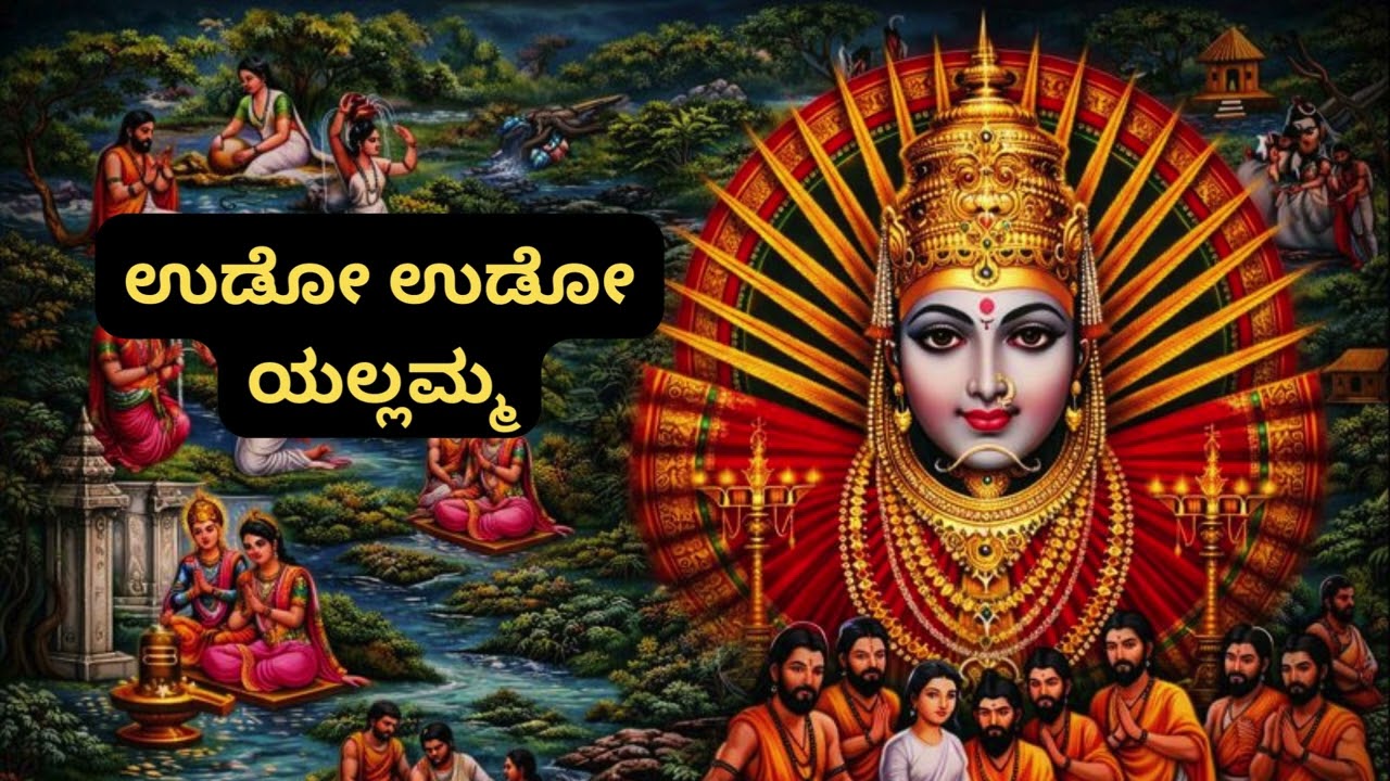 ಉಡೋ ಉಡೋ ಯಲ್ಲಮ್ಮ 🔱 | ಶಕ್ತಿಶಾಲಿ ರೇಣುಕಾ ಯಲ್ಲಮ್ಮ ದೇವಿ ಭಕ್ತಿಗೀತೆ | ಕನ್ನಡ ಭಕ್ತಿ