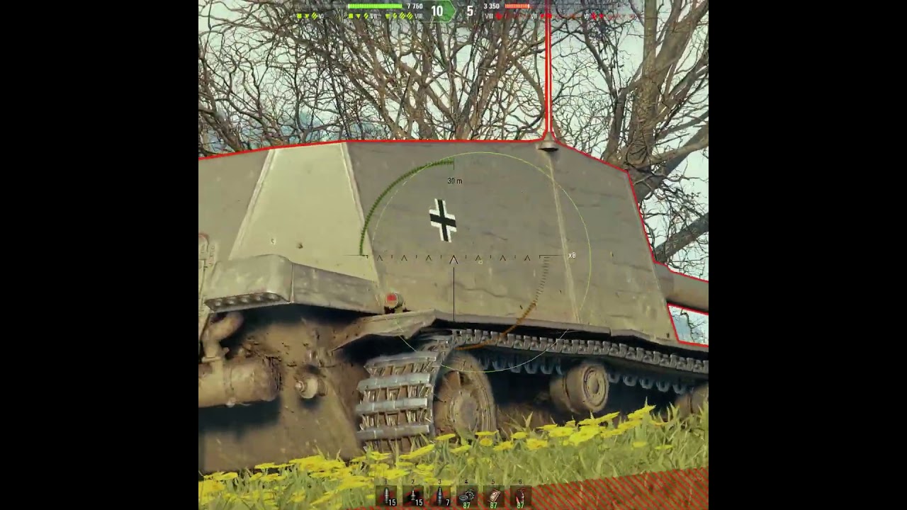 WOT Funny 🇺🇸💥💀 - Shooting HE Shell in Redshire || XM66F #593