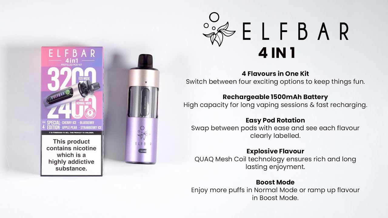 Elf Bar 4 In 1 Unboxing & Setup