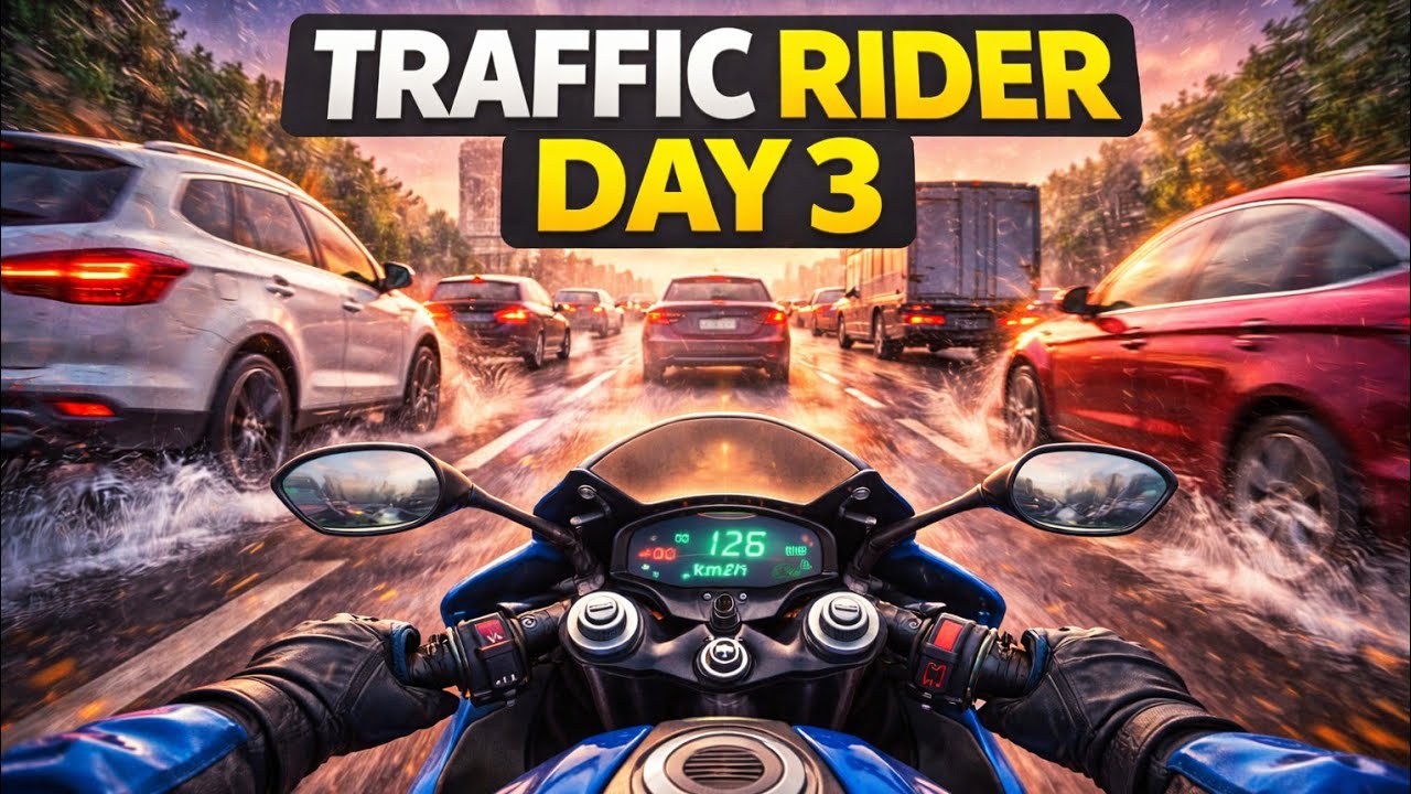 Traffic Rider 🏍️ Day 3