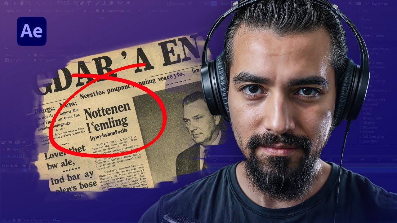 AFTER EFFECTS DAİRE ANİMASYONU: Notlarınız İ&ccedil;in Dinamik ve G&ouml;z Alıcı Efektler
