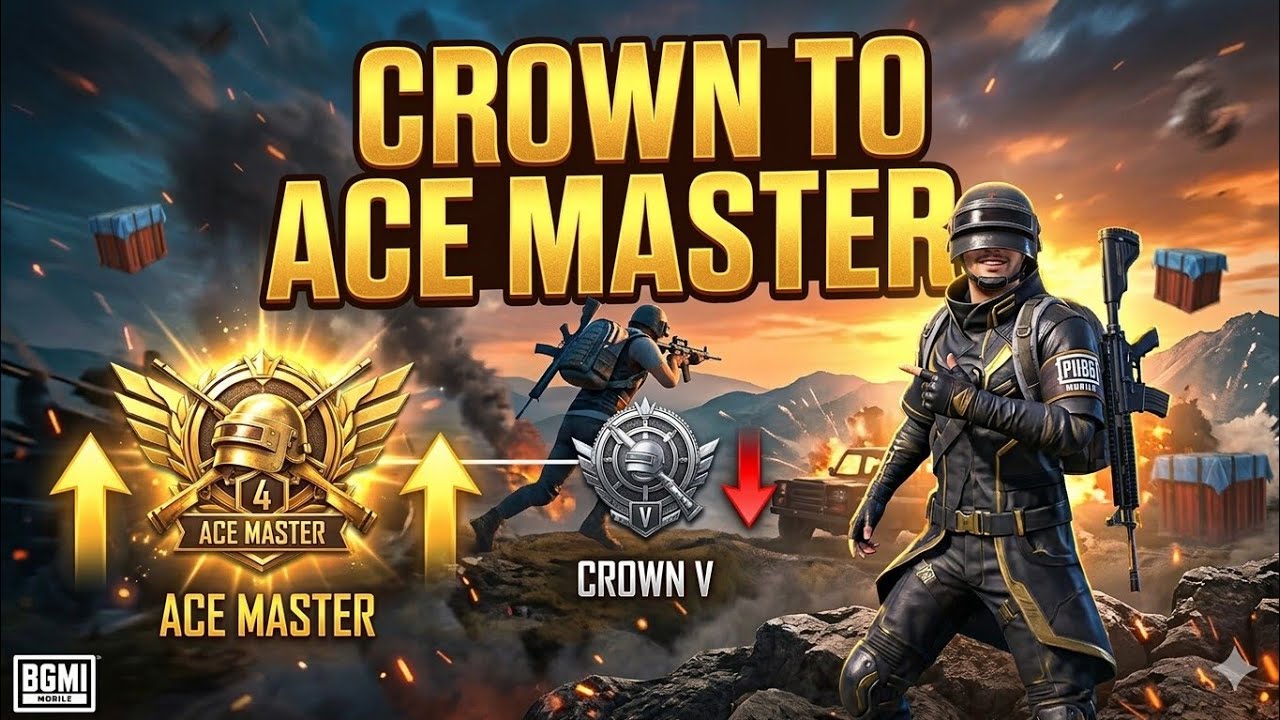BGMI Gameplay Rank Push Bronze To Ace Master||Battle Grounds Mobile India #RthGamer#Bgmioneplus15