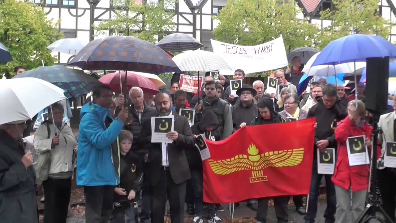 Ökumenische Mahnwache Leimen - Terror gegen Christen im Orient