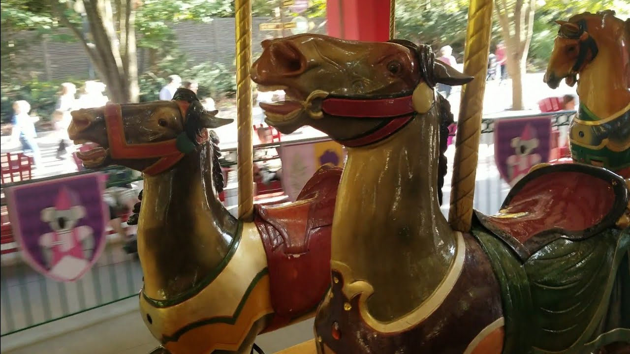 Columbus Zoo Aquarium KingKeilani Ride Grey Pony Carousel 1914 2023 153 Organ Blackberry polka MLP
