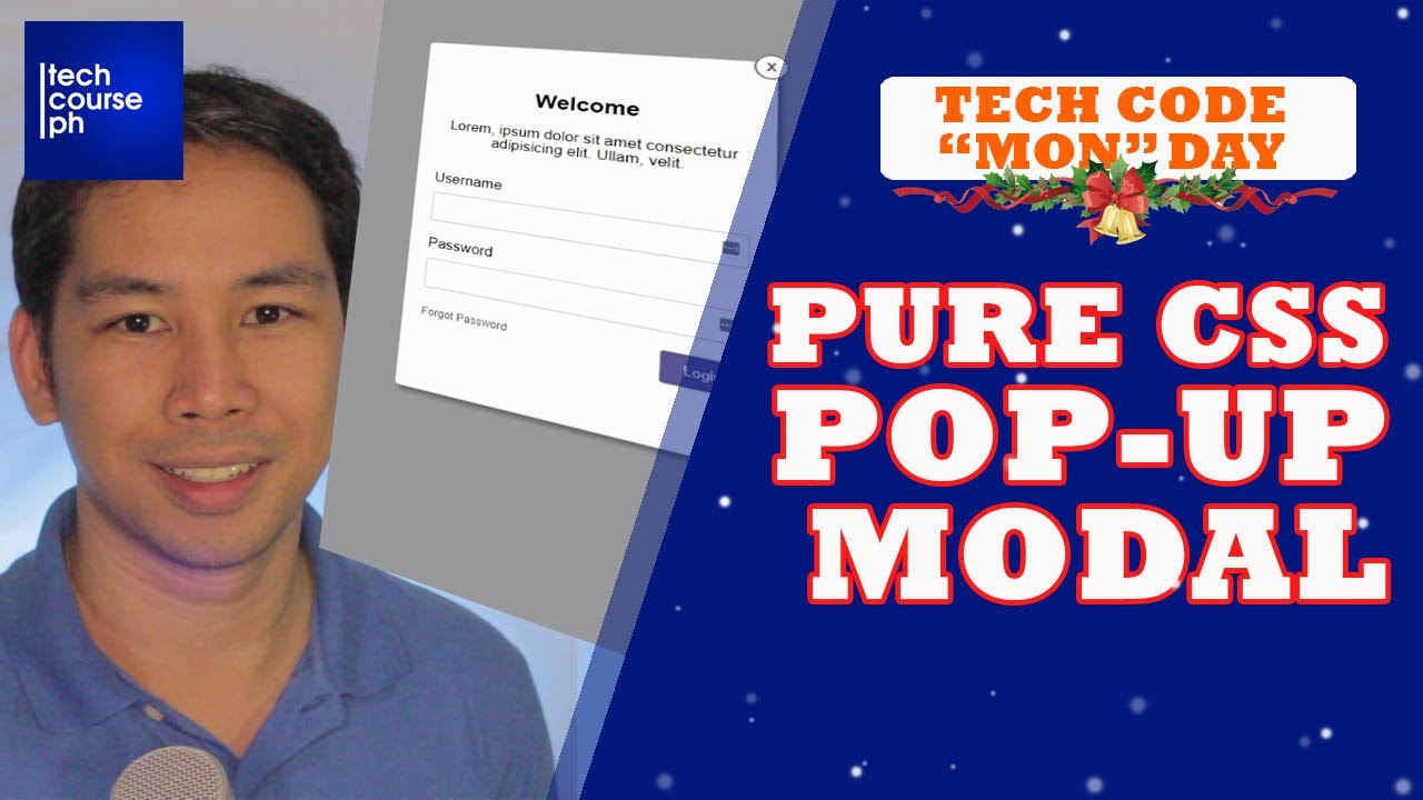 Pure CSS Pop-Up Modal