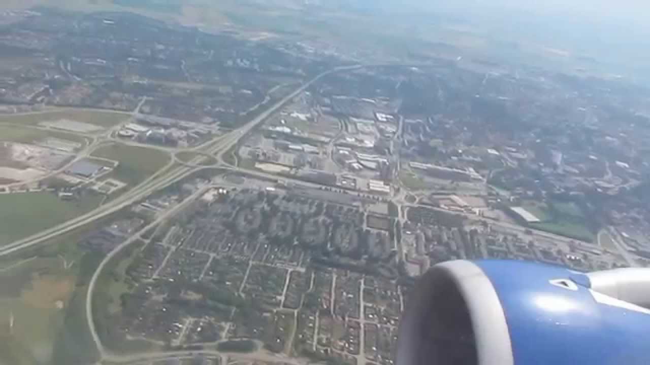 Landing at Malmö Sturup Airport