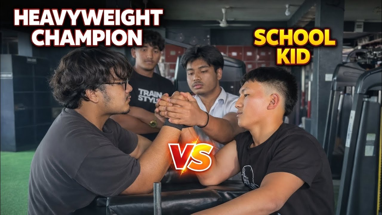 Heavyweight Champion 90KG vs 70KG School Kid | Intense Practice Pull 🔥