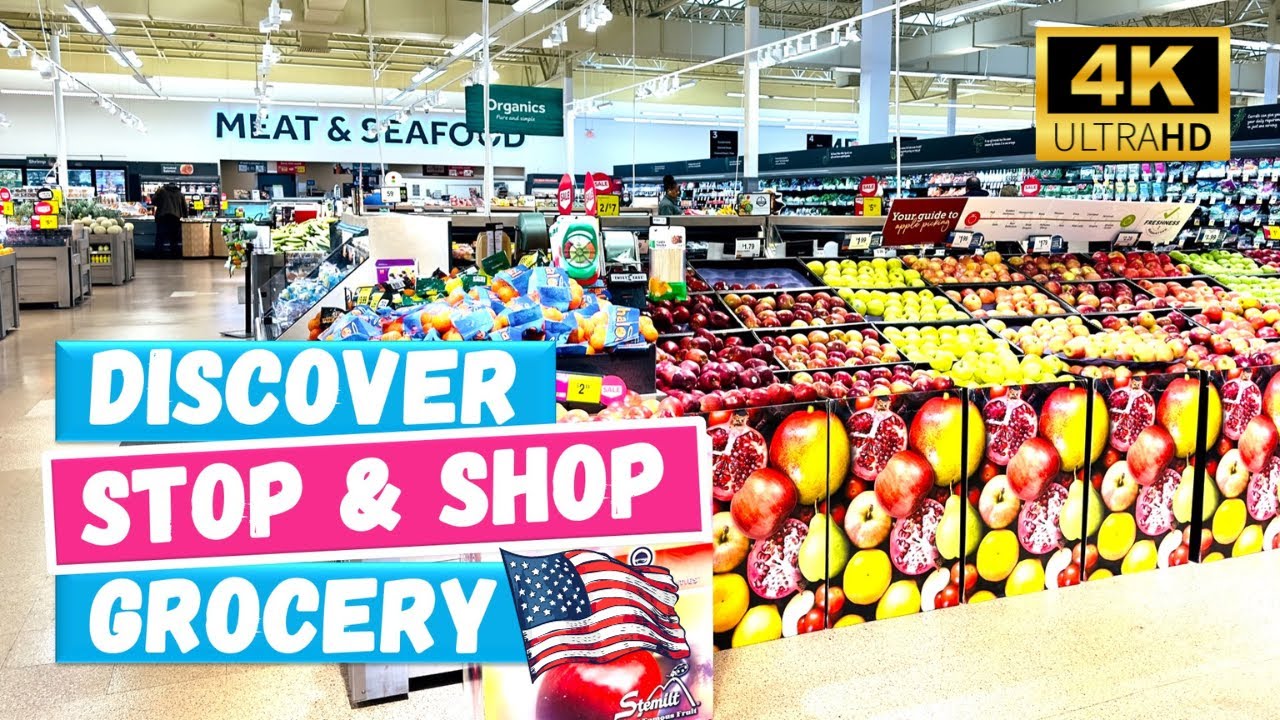 🇺🇸 Discover STOP & SHOP Grocery Store in New Jersey, USA [4k Video]