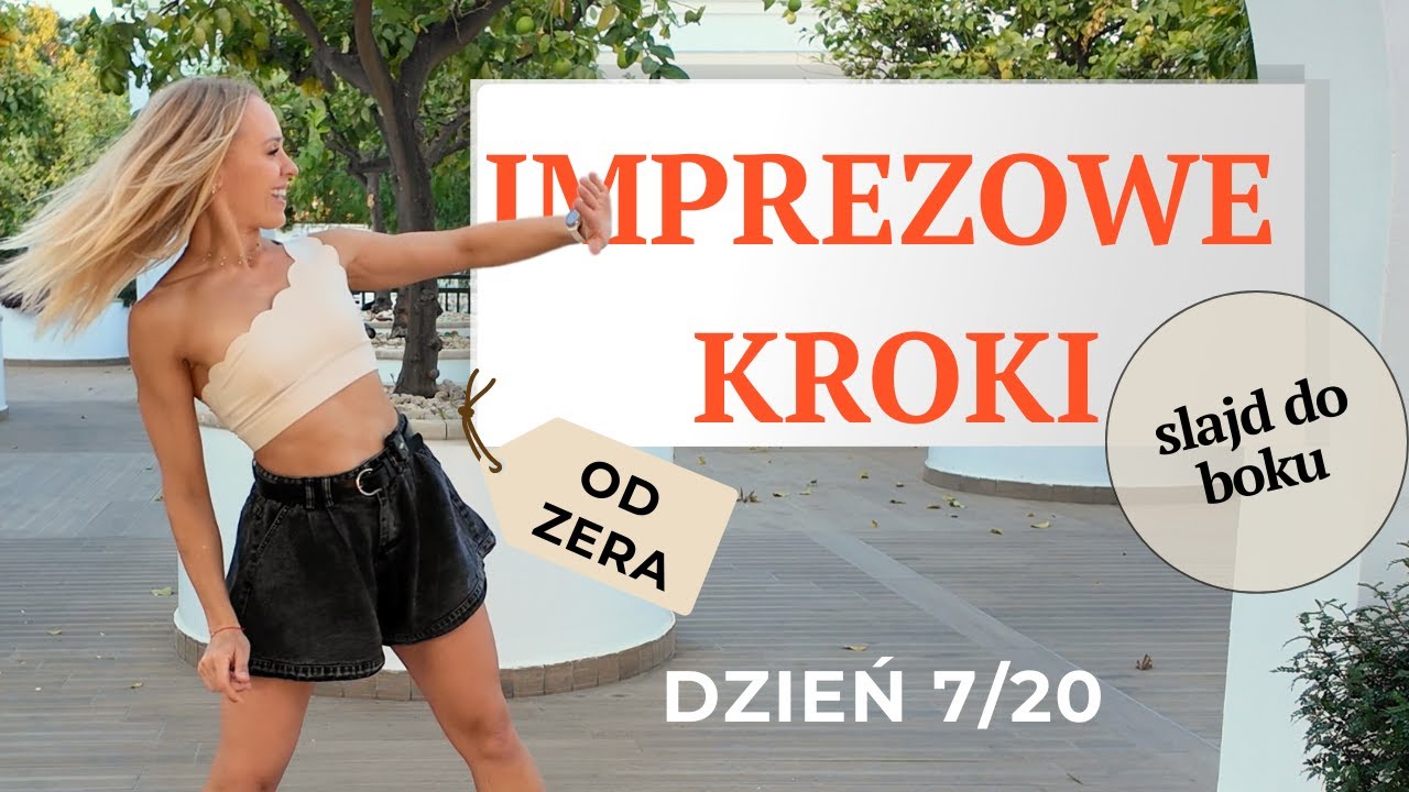IMPREZOWE KROKI od zera | DZIEŃ 7: SLAJD DO BOKU (Side-to-Side Shuffle) | Naucz się płynnie ruszać!