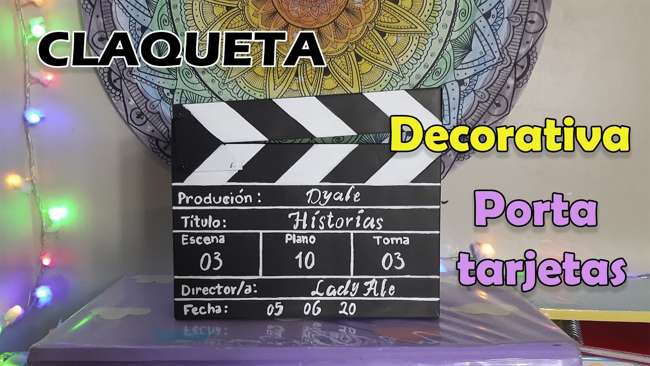 Claqueta TARJETERO 🎬