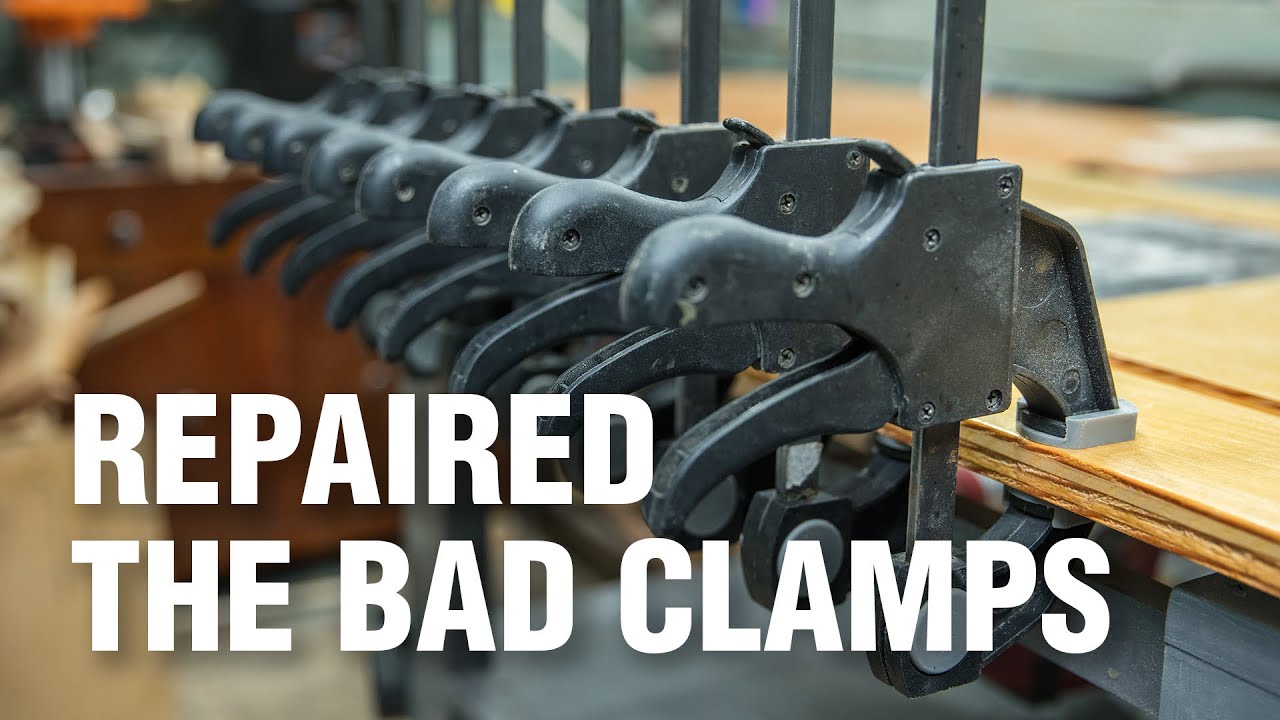 How I Easily Fixed My Slipping Clamps 修復壞的木工鉗
