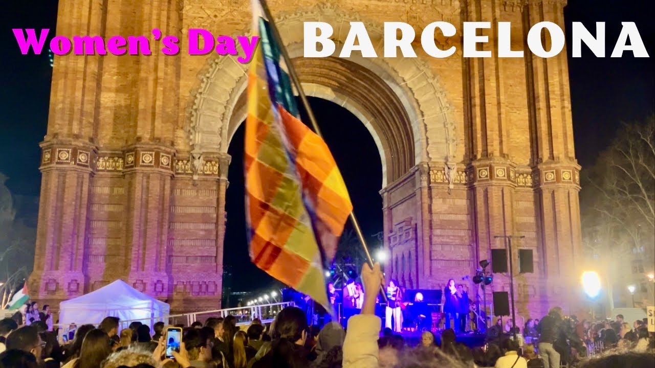 Barcelona International Women&lsquo;s Day March | Manifestaci&oacute;n del 8M 2024 Spain