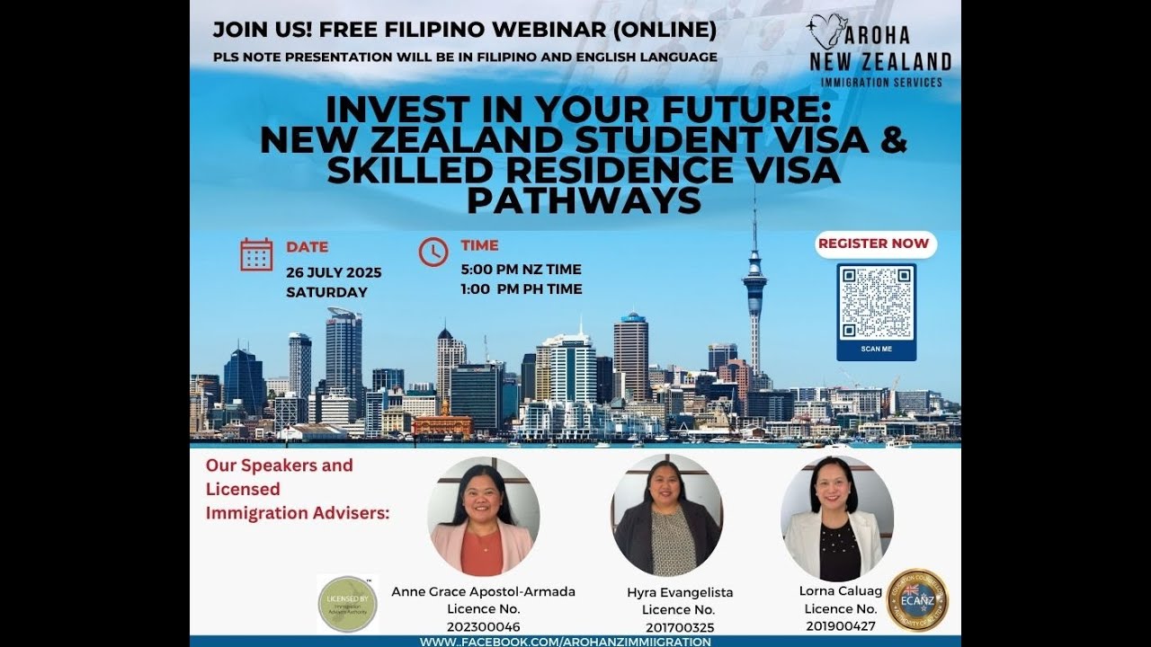 New Zealand Student Visa webinar