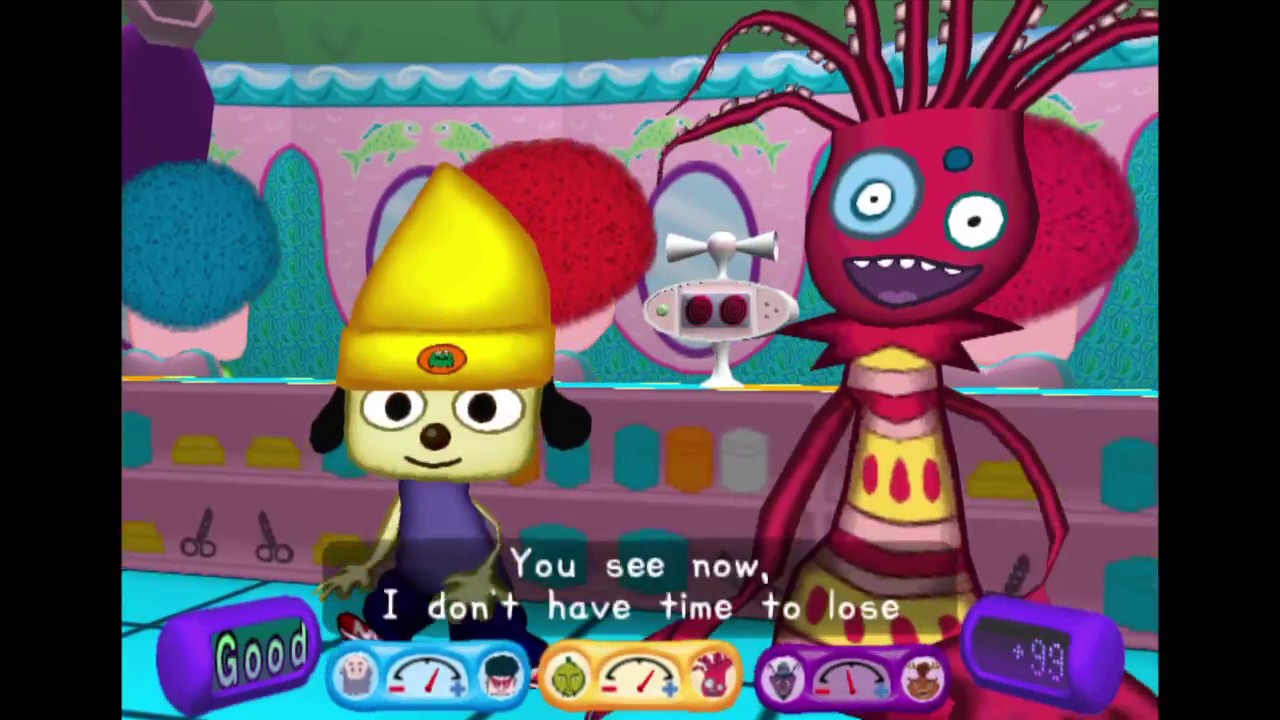 PaRappa the Rapper 2 | Stage 5 (Hair Scare) Max Difficulty