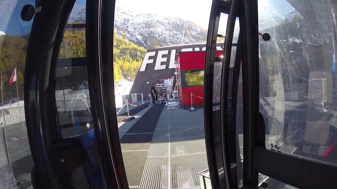 Gondelbahn Spielboden, Saas-Fee (Bergfahrt)