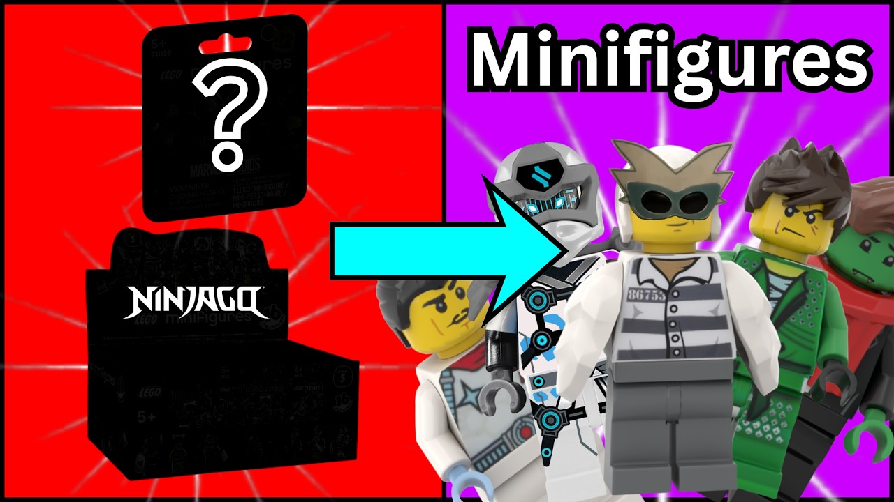 I Built A Custom Ninjago Minifgure Series Because Lego Wont! (12 minifigures)