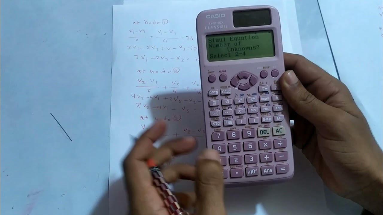 شرح نظرية نودل Nodal analysis part 2