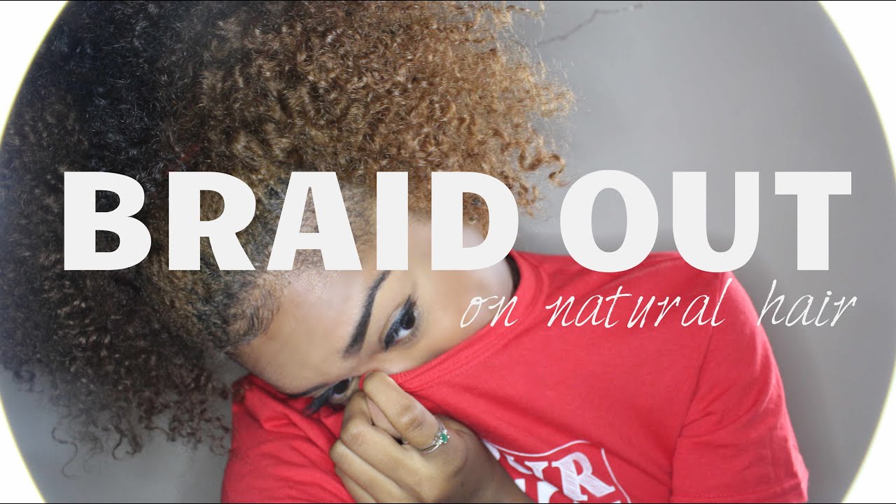 My Heatless Naturally Curly Hair Braid Out! ☯ | Bri Hall