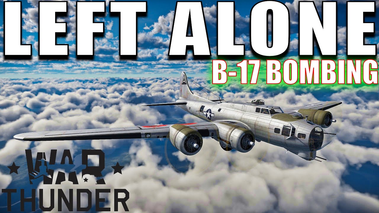 Left Alone By Opposition For B-17 Bombing Run