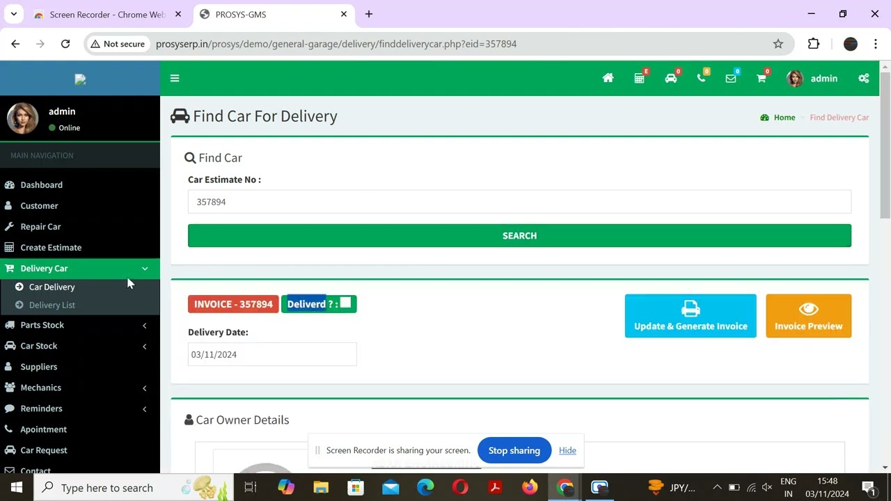 garage management software