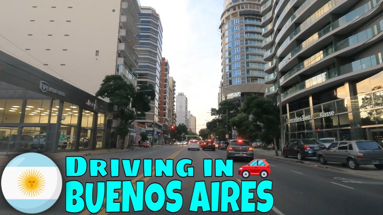 Driving in Buenos Aires | from Vicente López to Martínez
