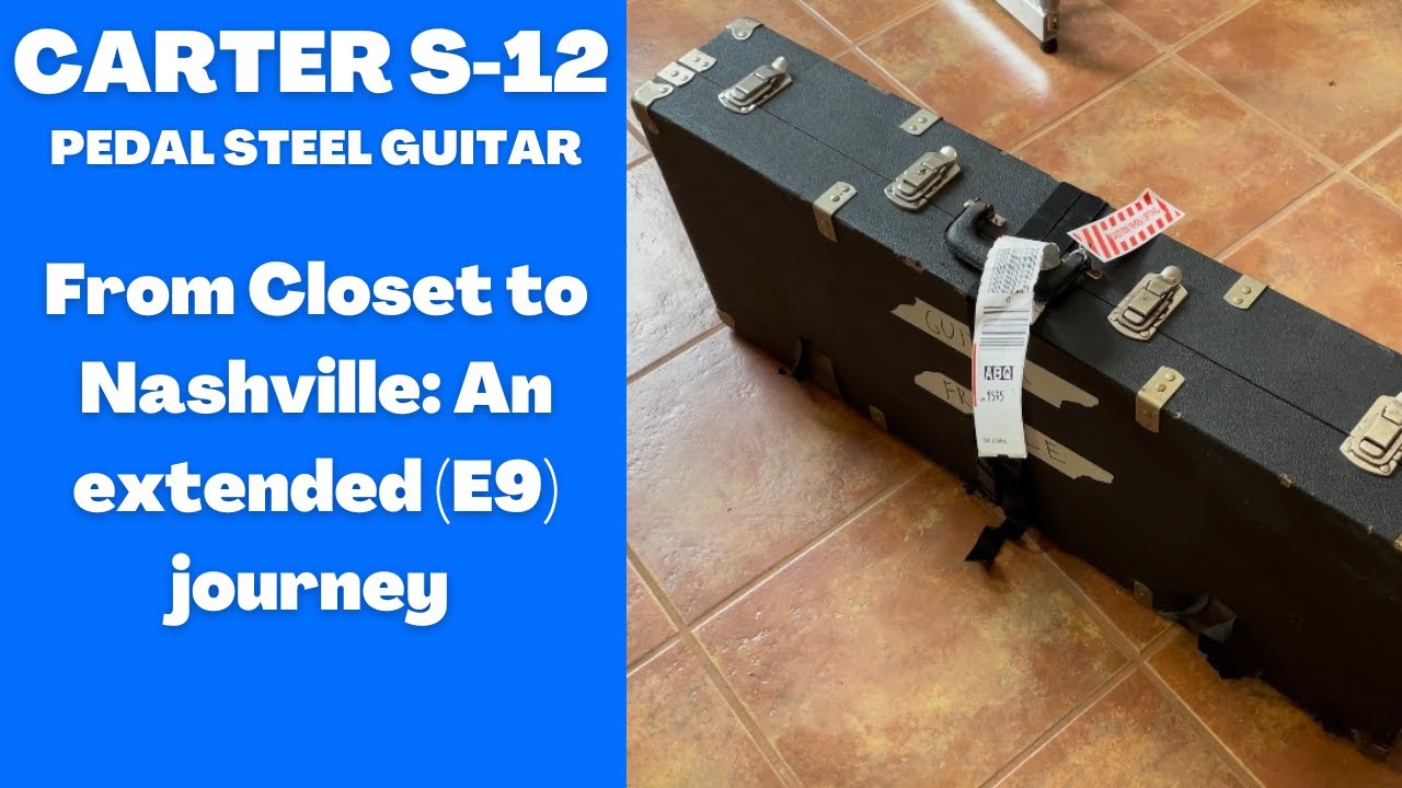 The Carter is finally done! My first 12 string pedal steel guitar