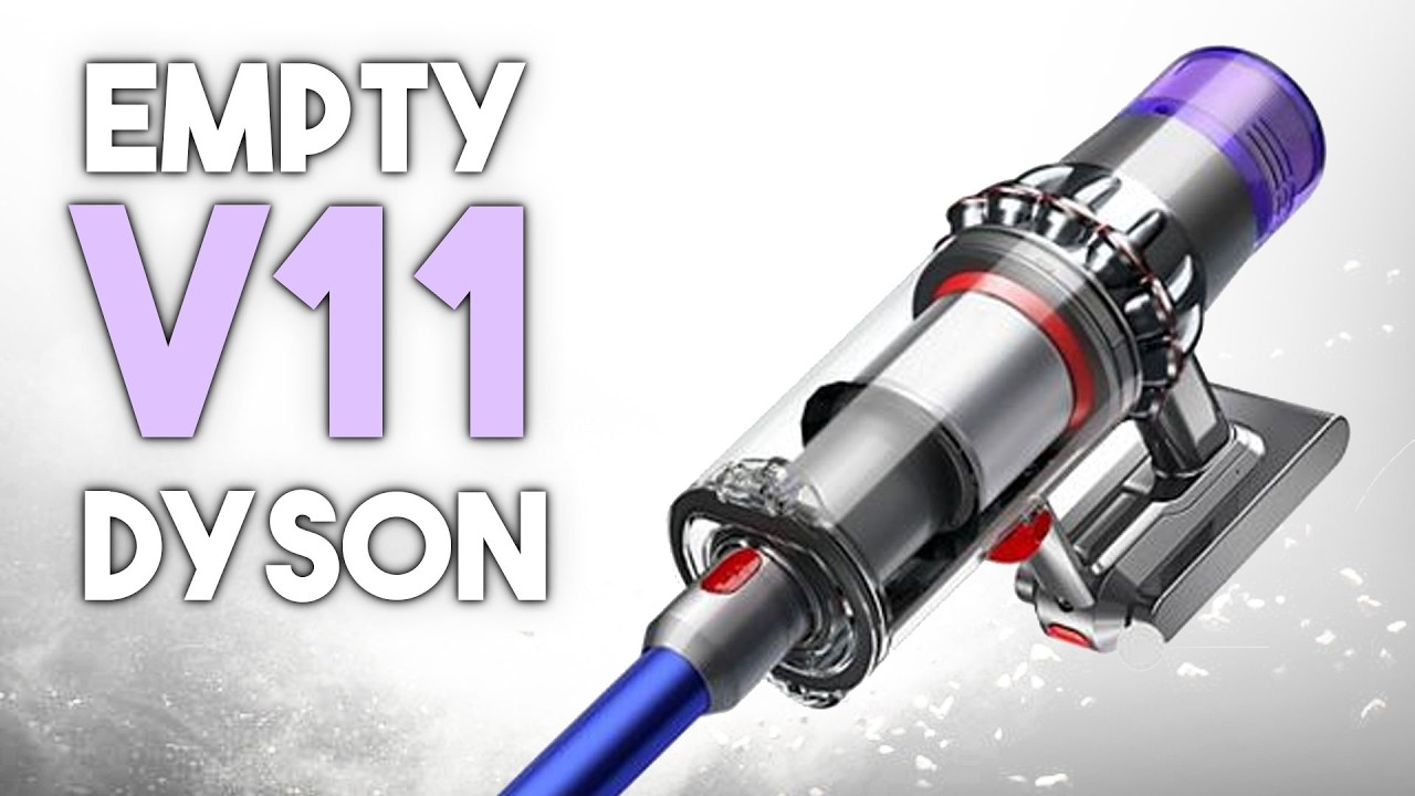 Как опорожнить контейнер для мусора пылесоса DYSON V11 Stick