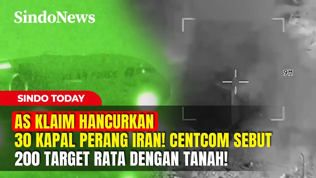 AMERIKA SERANG IRAN! Pengebom B-2 Stealth Ratakan Fasilitas Militer dengan BOM 1 TON! | Sindo Today