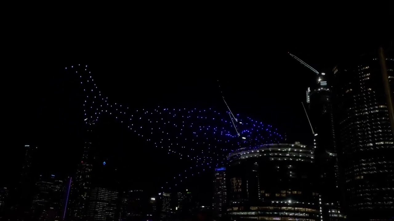 Light Show with 400 Drones