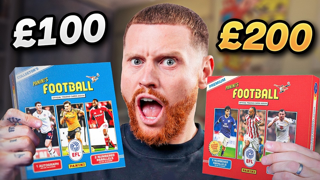 &pound;100 vs &pound;200 Panini EFL Box&hellip; Is It Worth DOUBLE?