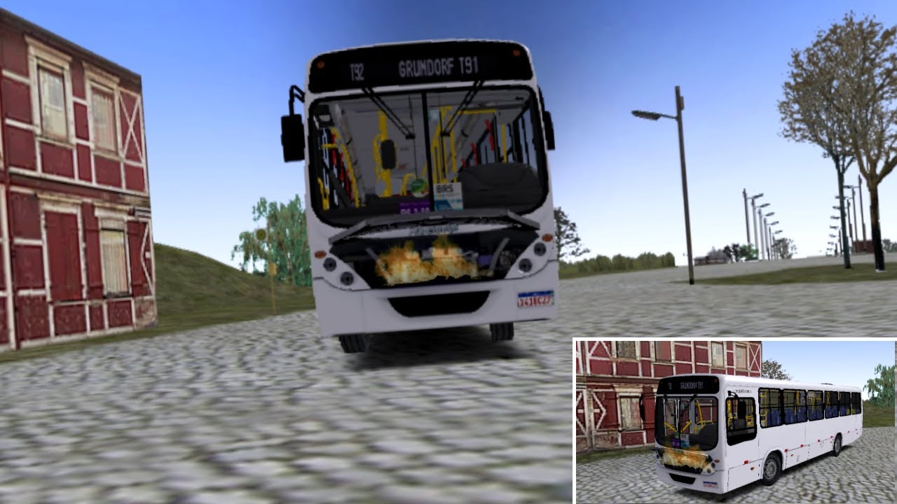 OMSI 2 - Ônibus Clandestino pegou fogo no fim de linha de grundorf.