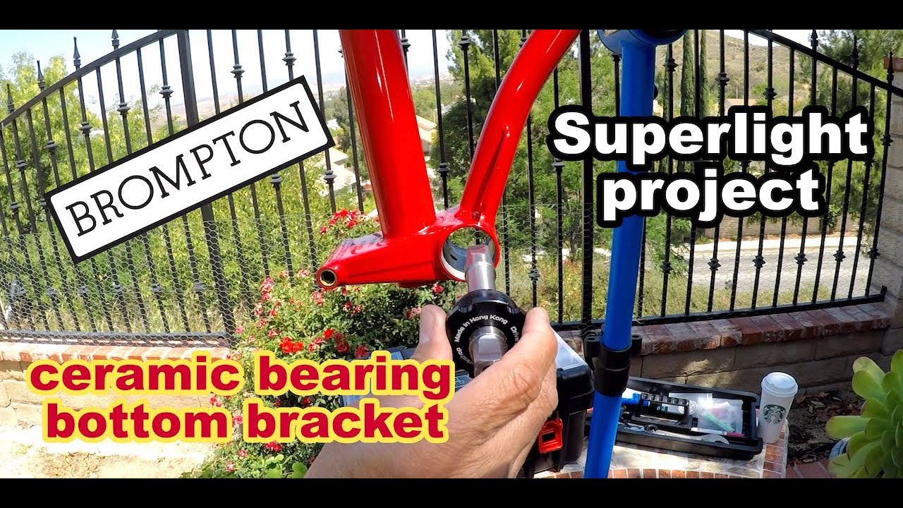 PROJECT PART 5: Superlight Brompton - bottom bracket installation