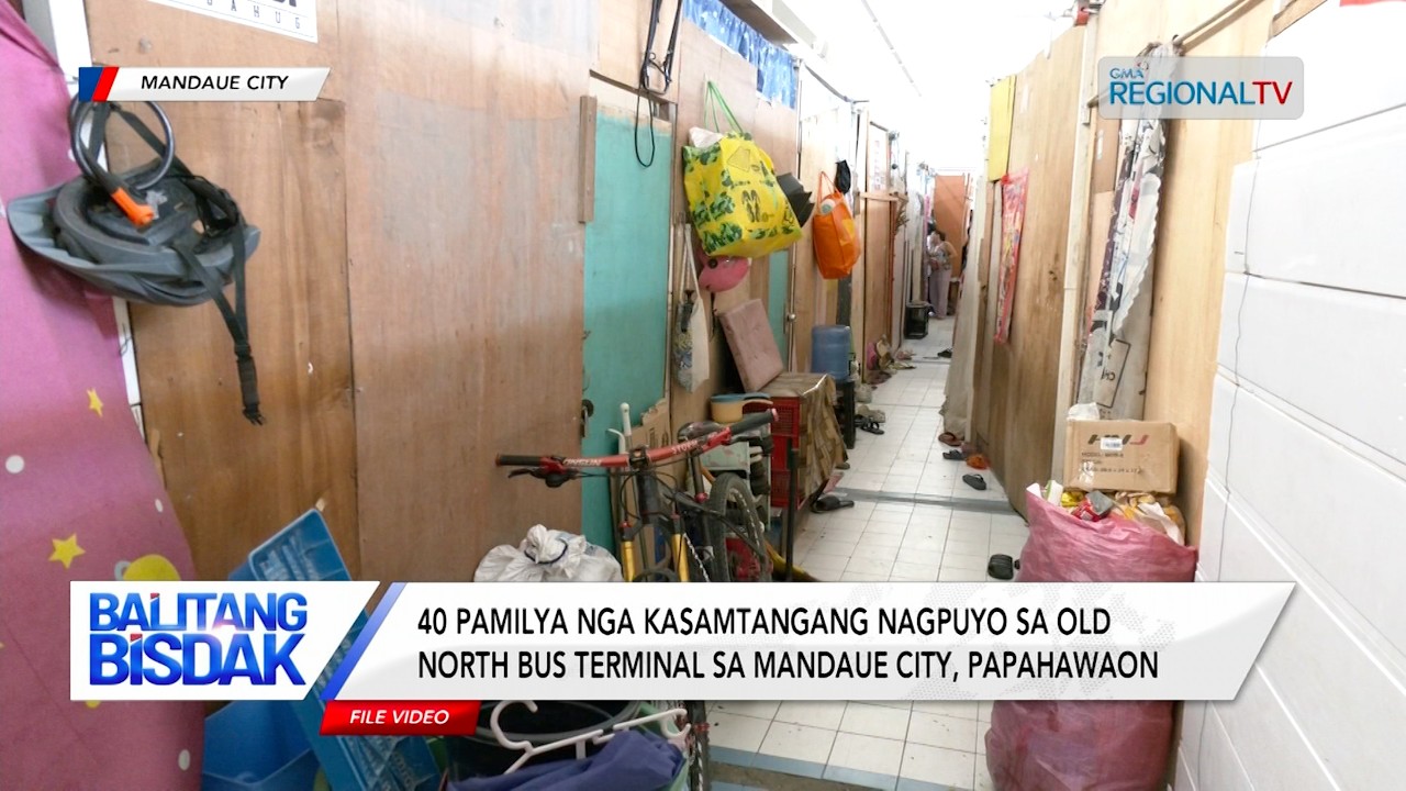 40 Pamilya nga Nagpuyo sa Old North Bus Terminal sa Mandaue City, Papahawaon | Balitang Bisdak