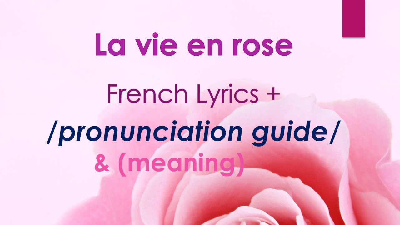 [Easy Lyrics] La vie en rose (Edith Piaf)