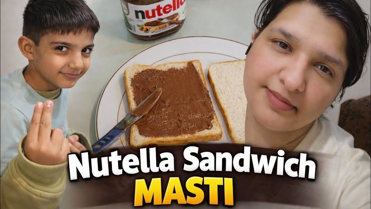 Nutella Sandwich Masti | Fun Time with Bhatija | Daily Family Vlog @RituVlogs006 