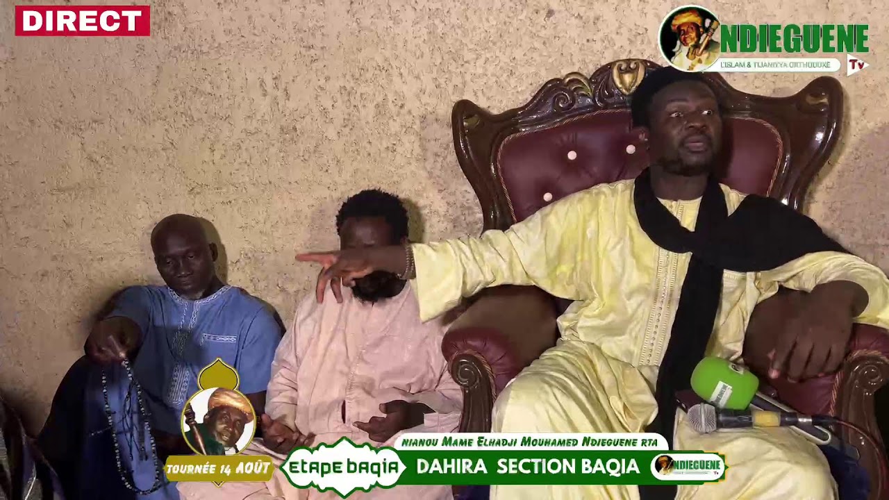 Tournée #14aout 2025#suite 3 Étape BAQIA chez Dabaye Mou Mame Aladji 